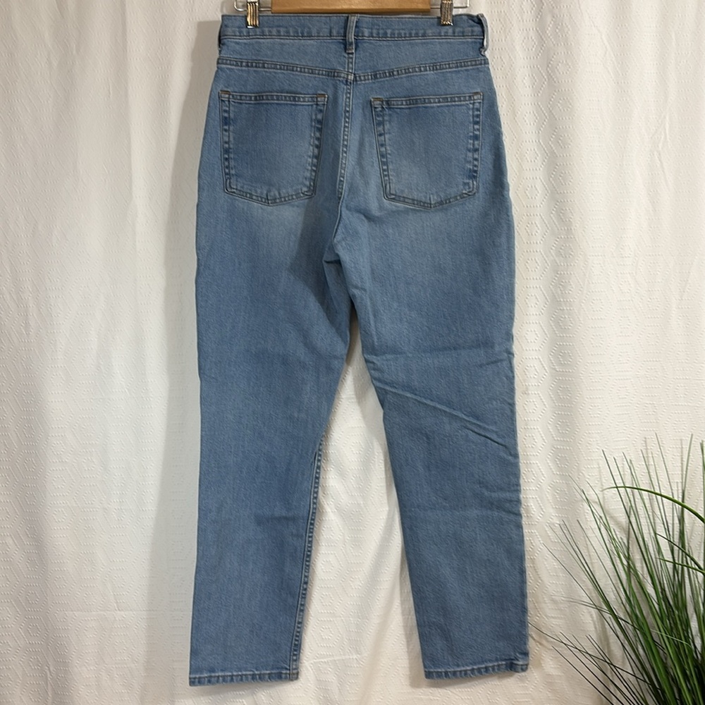 Everlane High Rise Straight Jeans Size 30 Ankle denim pants high waist - Picture 7 of 9